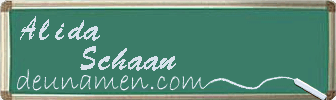 Alida Schaan Visitenkarte
